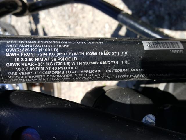 2020 HARLEY-DAVIDSON FXBB 1HD1YJJ19LB014643