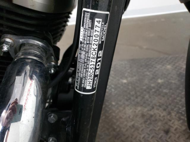 2012 HONDA VT750 C2B JH2RC5378CK200774