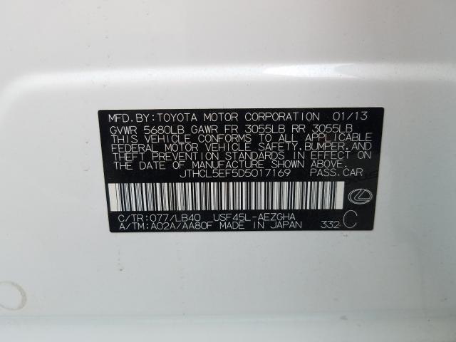 2013 LEXUS LS 460 JTHCL5EF5D5017169