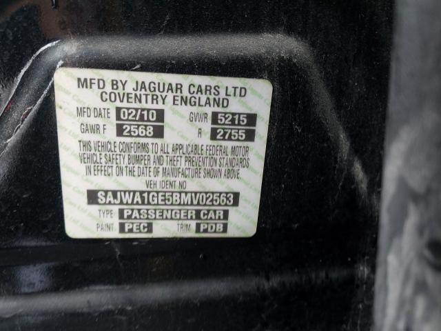 2011 JAGUAR XJ SUPERCH SAJWA1GE5BMV02563