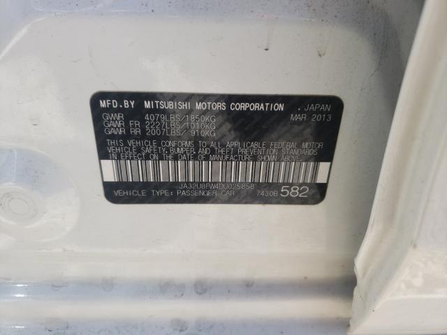 2013 MITSUBISHI LANCER GT JA32U8FW4DU025858