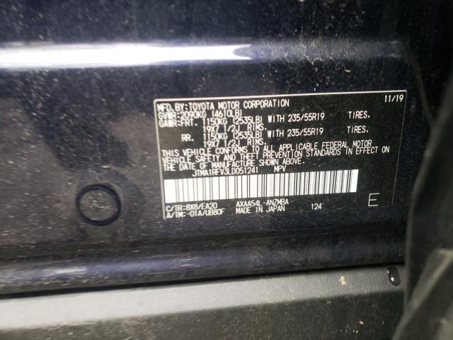 2020 TOYOTA RAV4 XLE P JTMA1RFV3LD051241