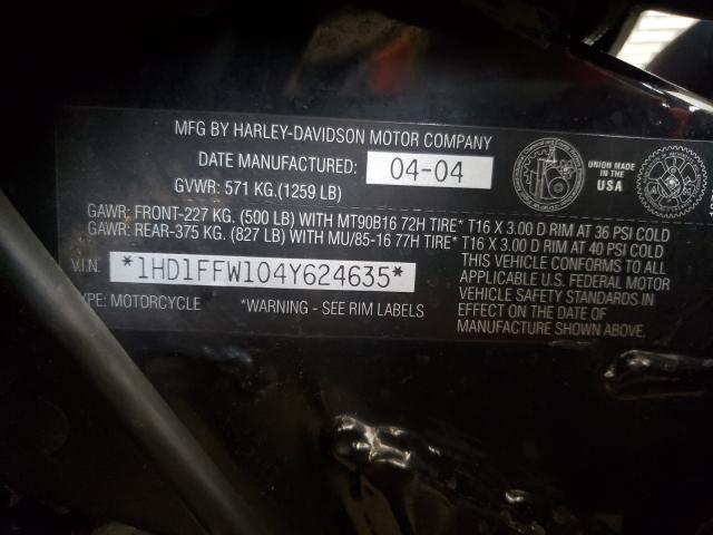 2004 HARLEY-DAVIDSON FLHTCI 1HD1FFW104Y624635