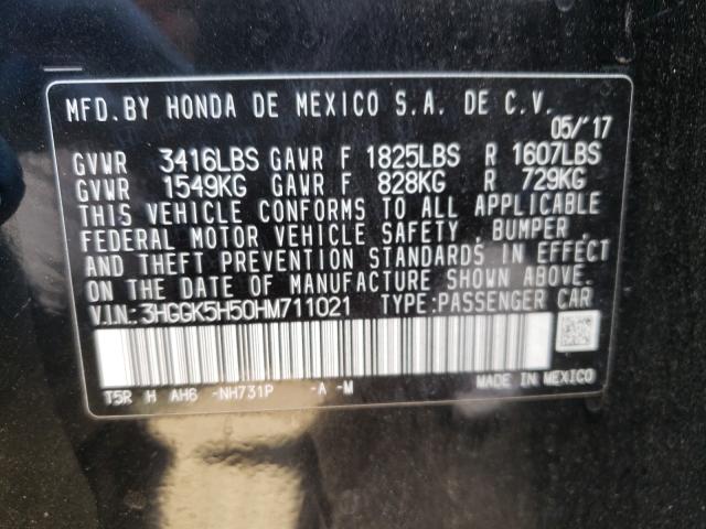 2017 HONDA FIT LX 3HGGK5H50HM711021