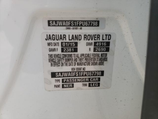 2015 JAGUAR XF 2.0T PR SAJWA0FS1FPU67798