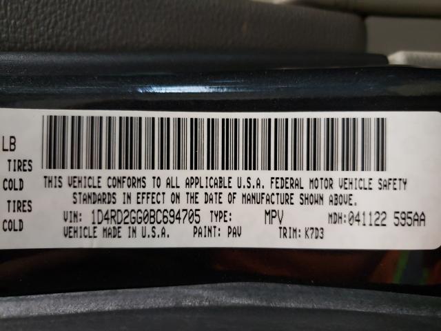 2011 DODGE DURANGO EX 1D4RD2GG0BC694705
