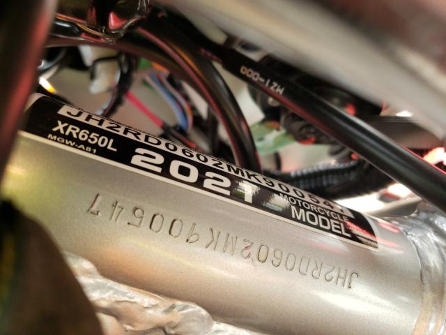 2021 HONDA XR650 L JH2RD0602MK900547