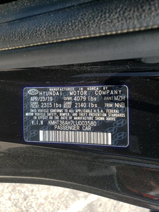 2020 HYUNDAI VELOSTER N KMHT36AH7LU003580