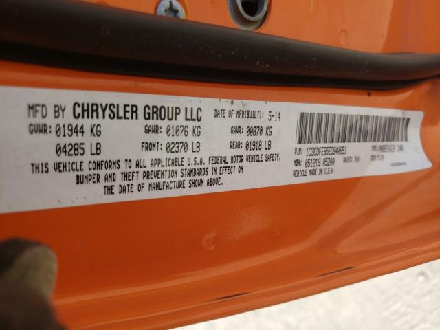 2014 DODGE DART GT 1C3CDFEB5ED840651