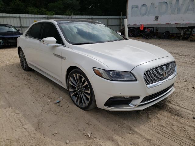 Salvage cars for sale from Copart Midway, FL: 2017 Lincoln Continental