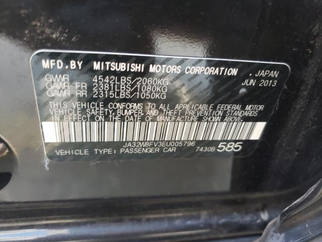 2014 MITSUBISHI LANCER EVO JA32W8FV3EU005796