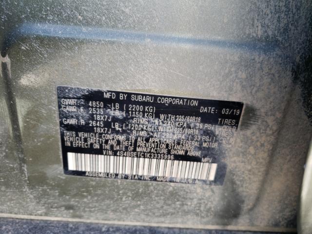 2019 SUBARU OUTBACK TO 4S4BSETC1K3335996