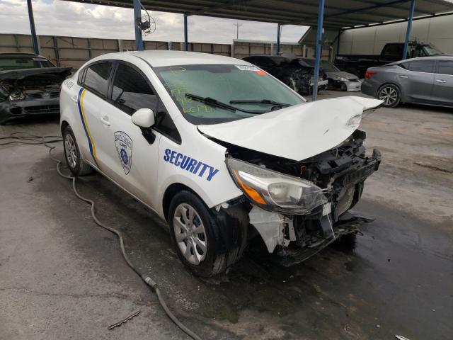 kia rio police car