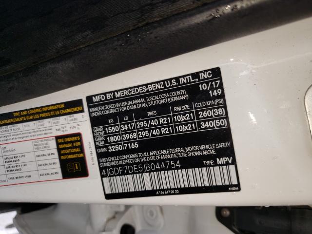2018 MERCEDES-BENZ GLS 550 4M 4JGDF7DE5JB044754