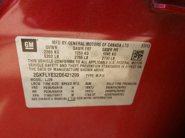 2013 GMC TERRAIN DE 2GKFLYE32D6421299