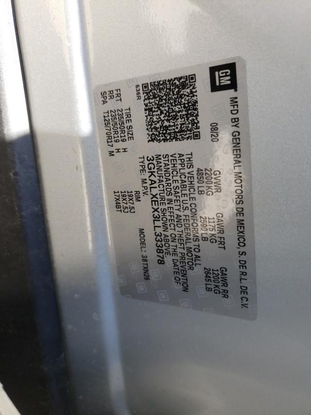 2020 GMC TERRAIN DE 3GKALXEX3LL333878
