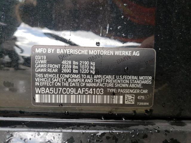 2020 BMW M340I WBA5U7C09LAF54103