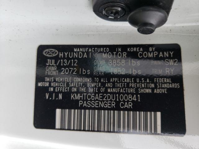 2013 HYUNDAI 150 KMHTC6AE2DU100841