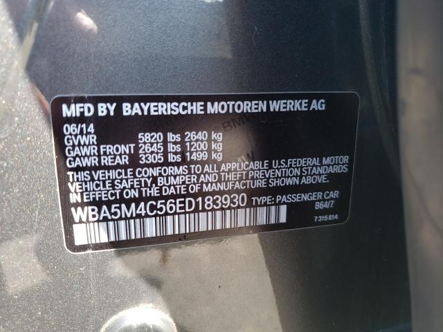 2014 BMW 535 XIGT WBA5M4C56ED183930