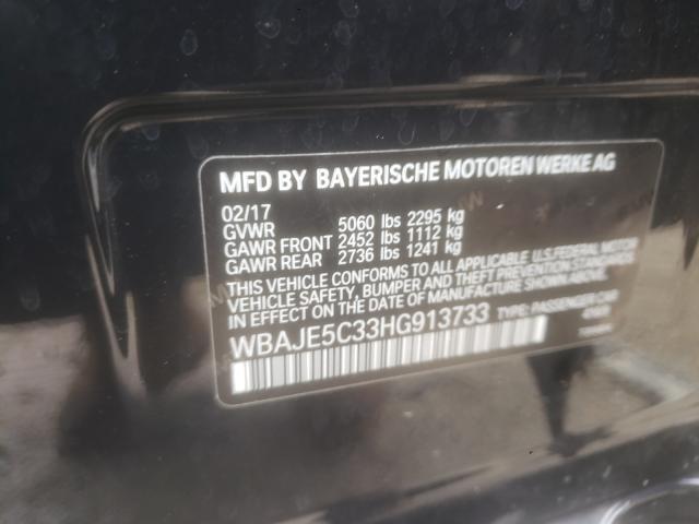 2017 BMW 540 I WBAJE5C33HG913733