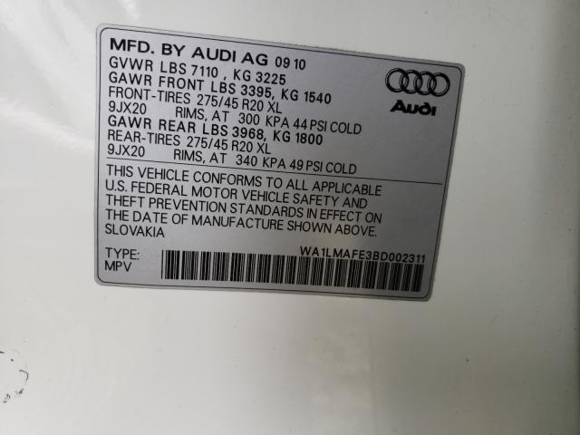 2011 AUDI Q7 WA1LMAFE3BD002311