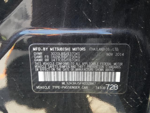 2015 MITSUBISHI MIRAGE DE ML32A3HJ5FH032847