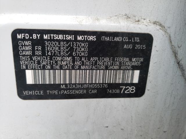 2015 MITSUBISHI MIRAGE DE ML32A3HJ8FH055376