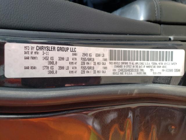 2011 DODGE DURANGO EX 1D4RE2GG4BC651918