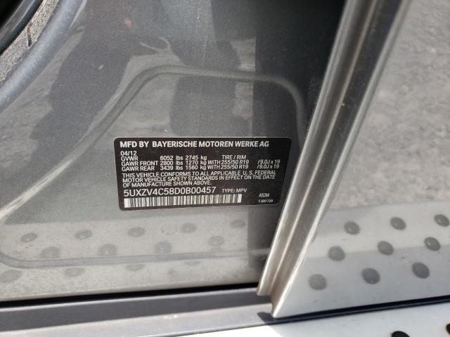 2013 BMW X5 5UXZV4C58D0B00457