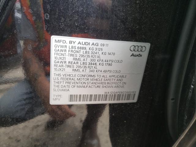 2012 AUDI Q7 PRESTIG WA1DGAFE5CD003103
