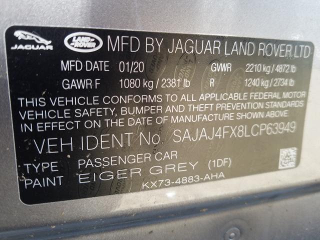 2020 JAGUAR XE S SAJAJ4FX8LCP63949