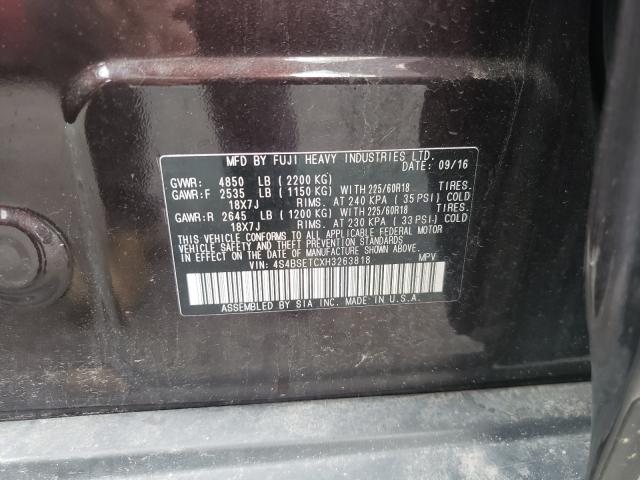 2017 SUBARU OUTBACK TO 4S4BSETCXH3263818