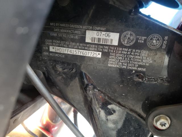 2007 HARLEY-DAVIDSON FLHT CLASS 1HD1FF4157Y607725