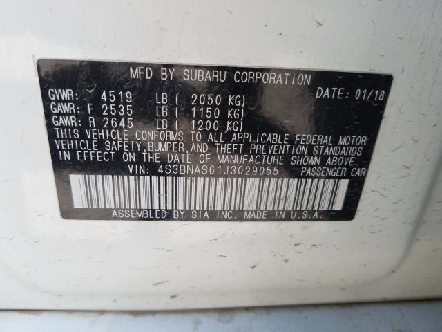 2018 SUBARU LEGACY SPO 4S3BNAS61J3029055