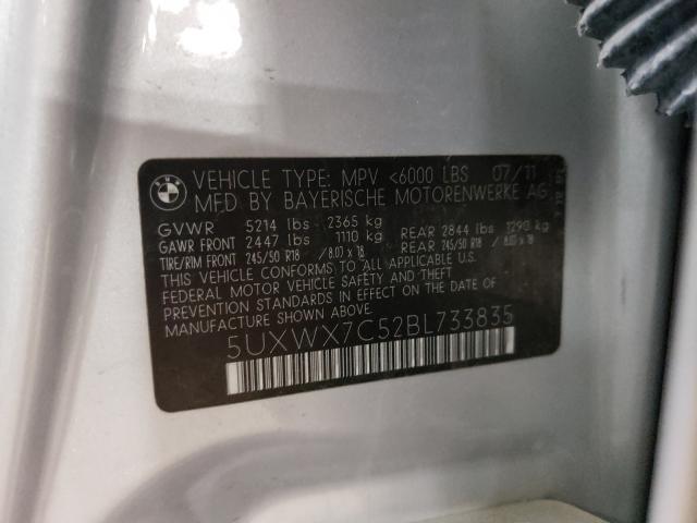 2011 BMW X3 XDRIVE 5UXWX7C52BL733835