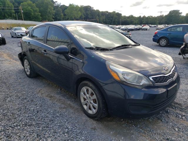 Prodazha Salvage 13 Kia Rio Ex Sedan 4d 1 6l Blue V Gastonia Nc 4580 A Better Bid