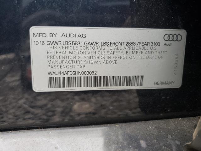 Auction sale of the 2017 AUDI A8 , vin: WAU44AFD5HN009052, lot number: 45893331