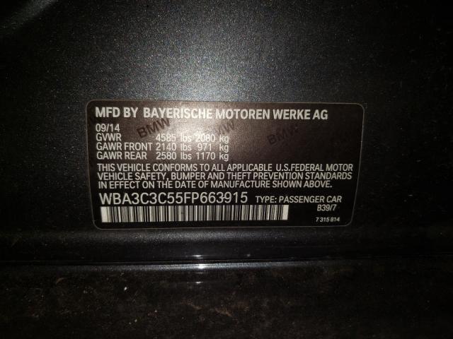 2015 BMW 320 I XDRI WBA3C3C55FP663915
