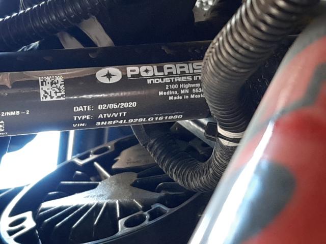2020 POLARIS RZR TURBO 3NSP4L928LG161980