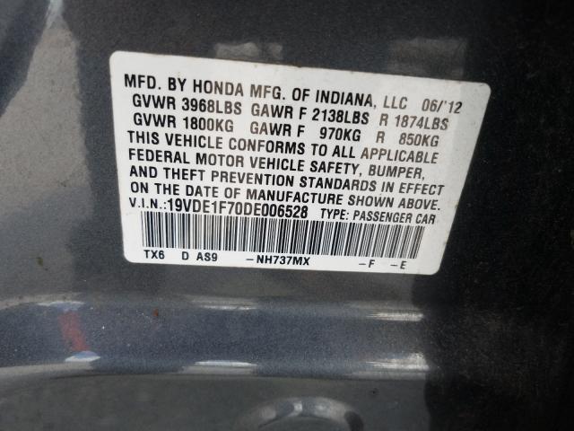 19VDE1F70DE006528 Acura Ilx 20 Tech