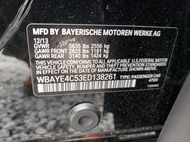 2014 BMW 740 LI WBAYE4C53ED138261