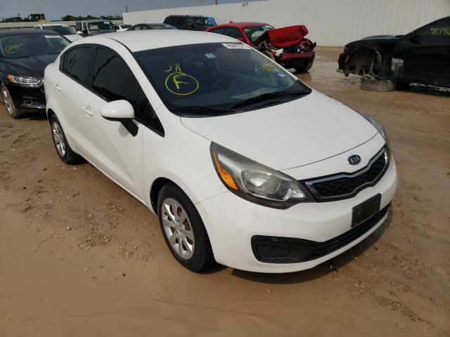 12 Kia Rio Ex 1 6l Gas White Subasta Temple Tx A Better Bid