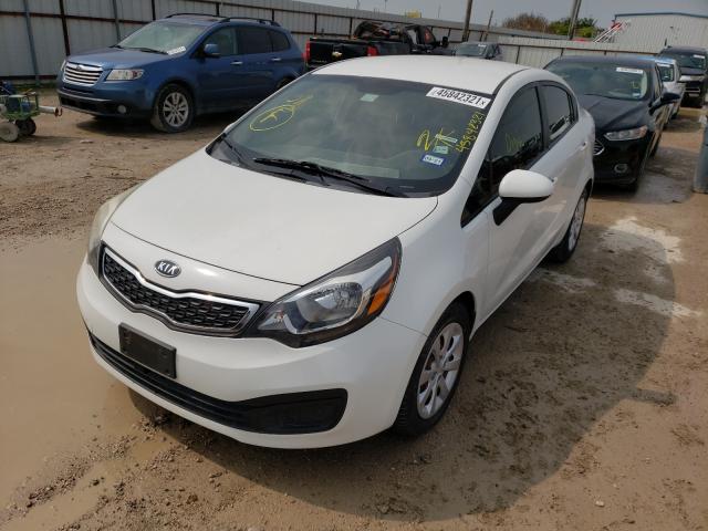 12 Kia Rio Ex 1 6l Gas White Subasta Temple Tx A Better Bid