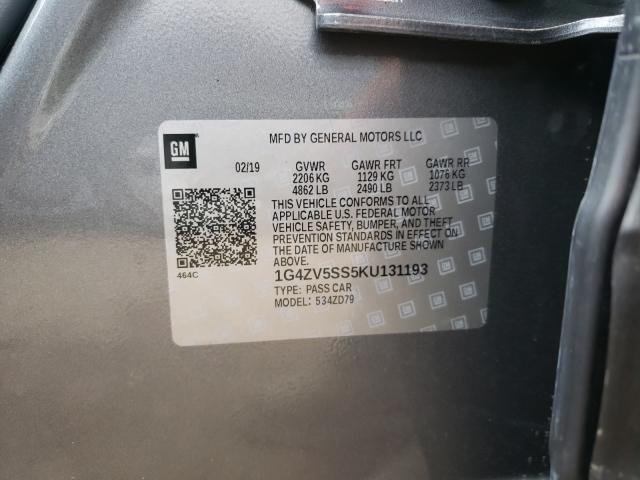 2019 BUICK LACROSSE A 1G4ZV5SS5KU131193