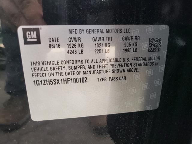 2017 CHEVROLET MALIBU PRE 1G1ZH5SX1HF100102