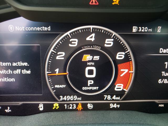 2018 AUDI S5 PRESTIG WAUC4CF56JA121713