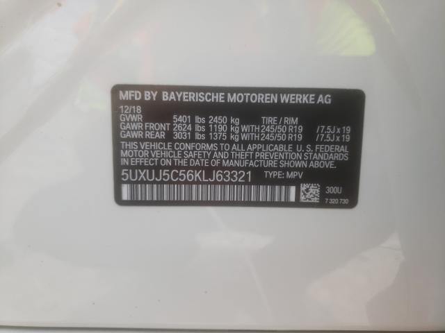 2019 BMW X4 M40I 5UXUJ5C56KLJ63321