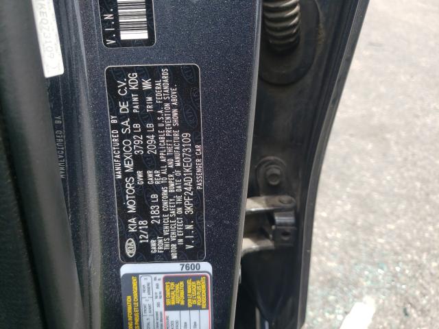2019 KIA FORTE 3KPF24AD1KE073109