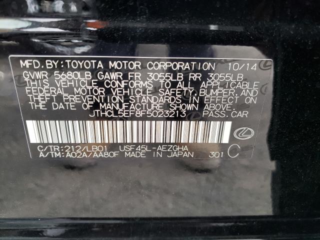 2015 LEXUS LS 460 JTHCL5EF8F5023213