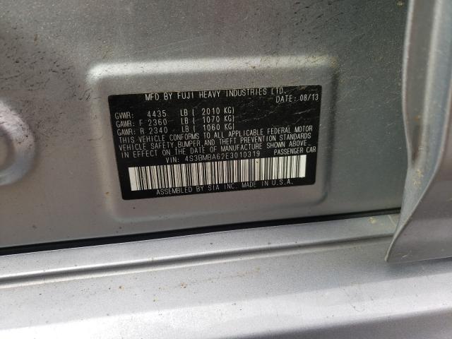 2014 SUBARU LEGACY 4S3BMBA62E3010319